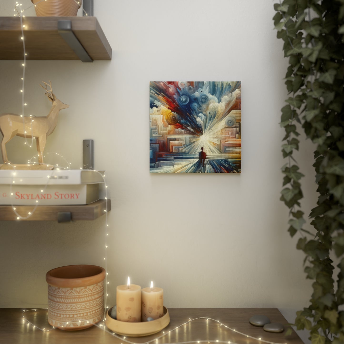 Memory Labyrinth Focus Canvas Photo Tile