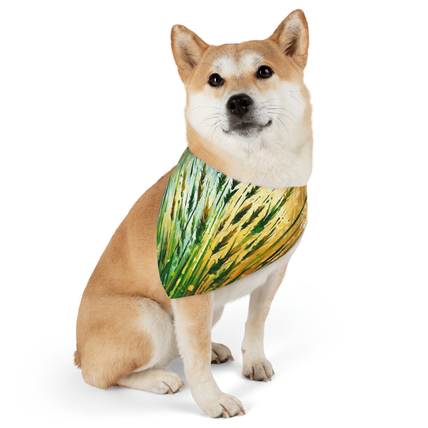 Grass Testament Change Pet Bandana Collar