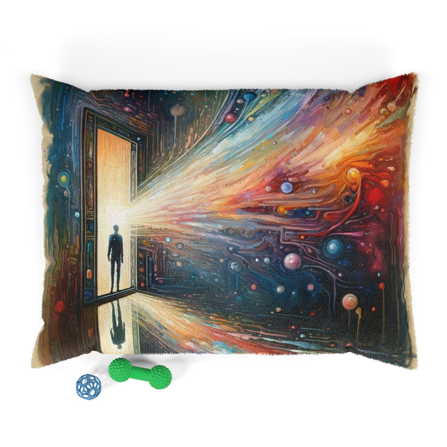 Mirror Wholeness Tachism Pet Bed