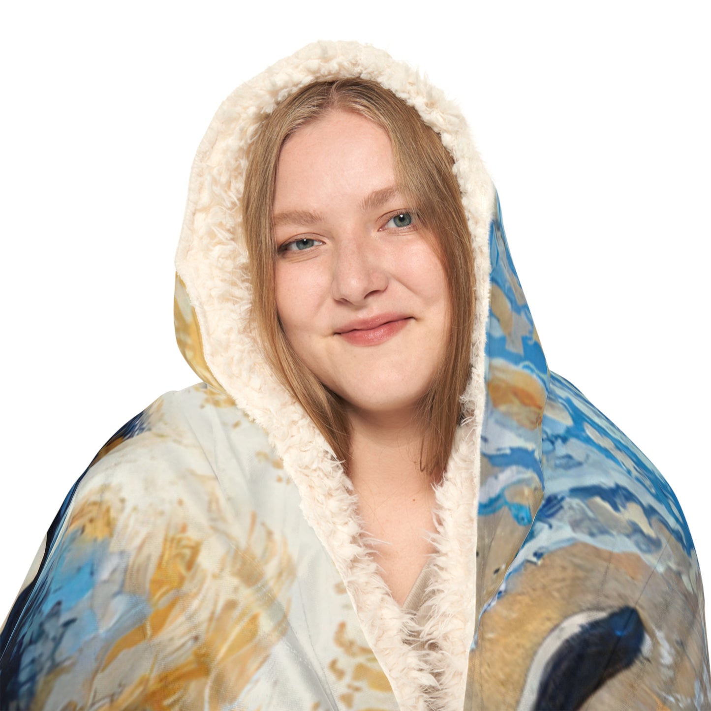 Meditative Kinetic Tachism Snuggle Blanket