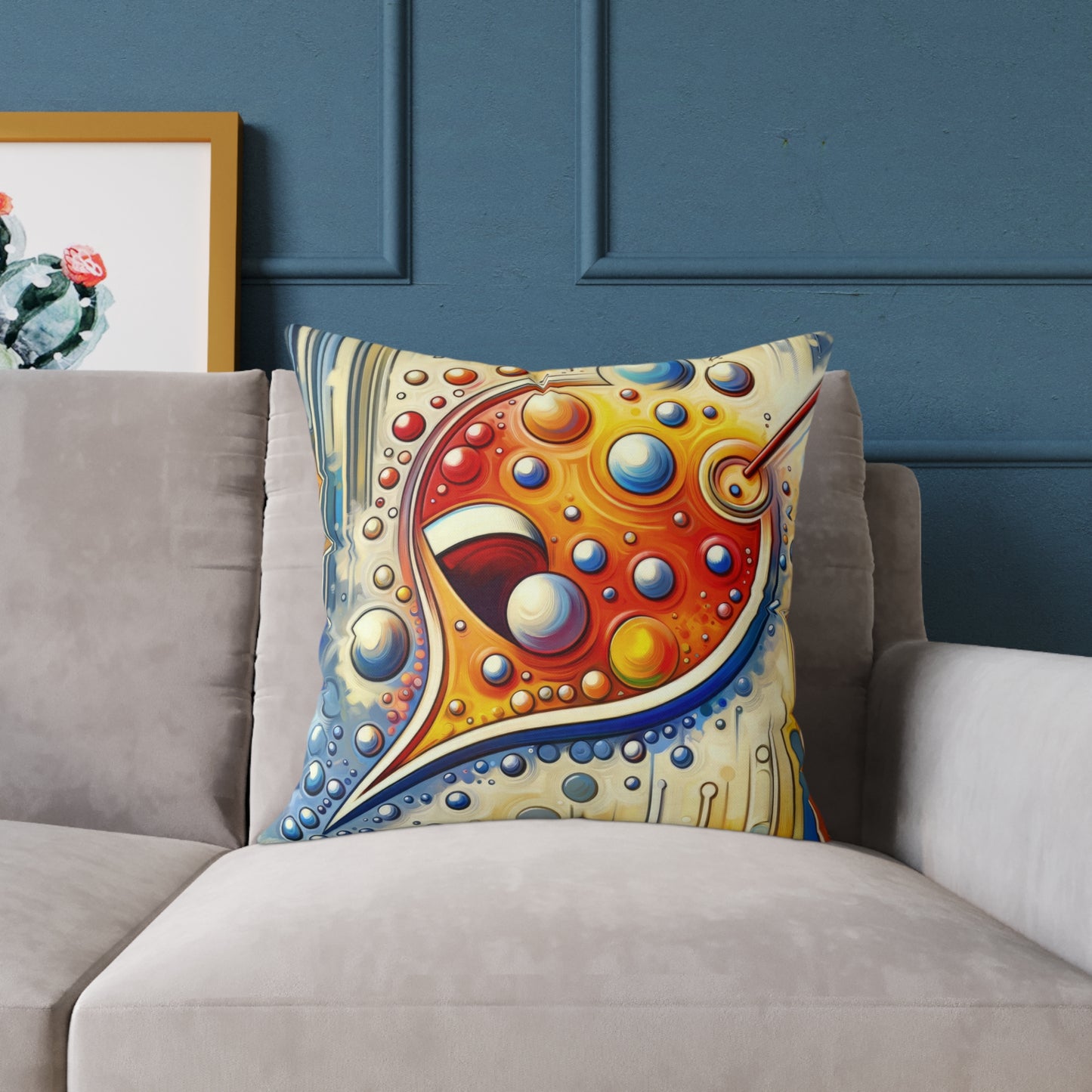 Humorous Dialogue Gateway Spun Polyester Pillow