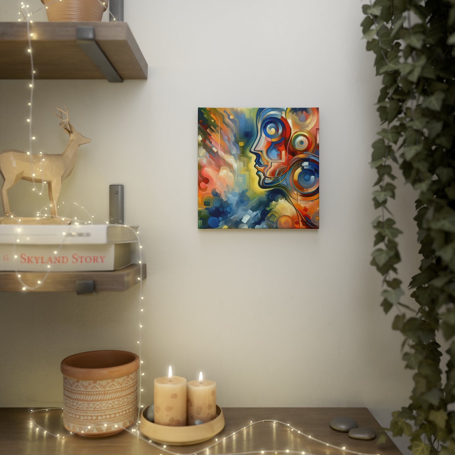 Emotional Perception Abstract Canvas Photo Tile