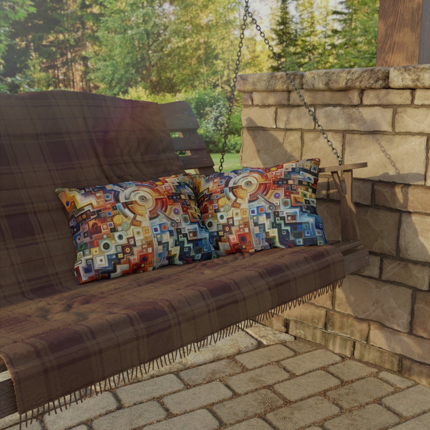 Essence Kaleidoscope Tapestry Outdoor Pillows