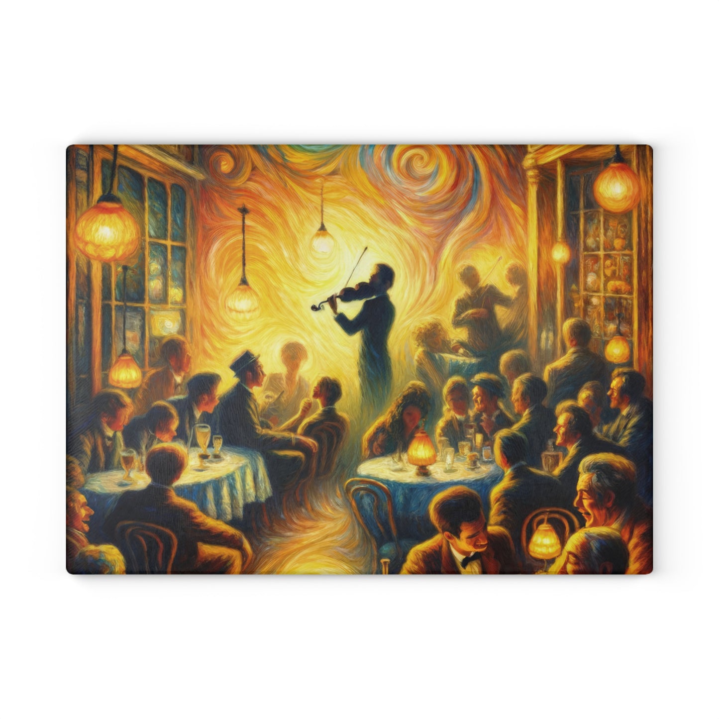 Bistro Emotive Entry Glass Cutting Board
