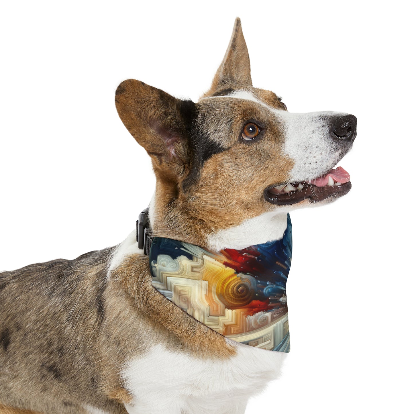 Memory Labyrinth Focus Pet Bandana Collar