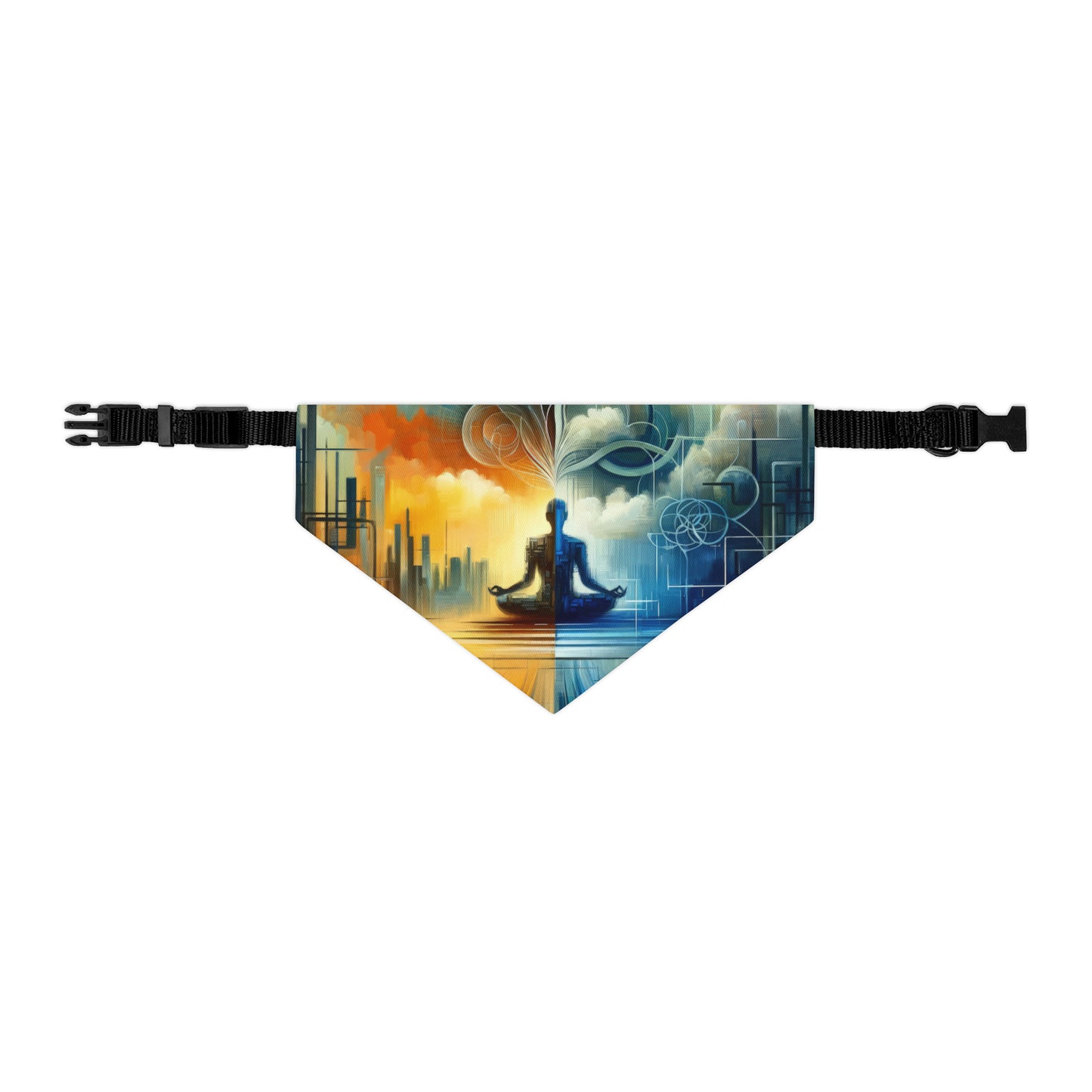 Digital Spiritual Journey Pet Bandana Collar