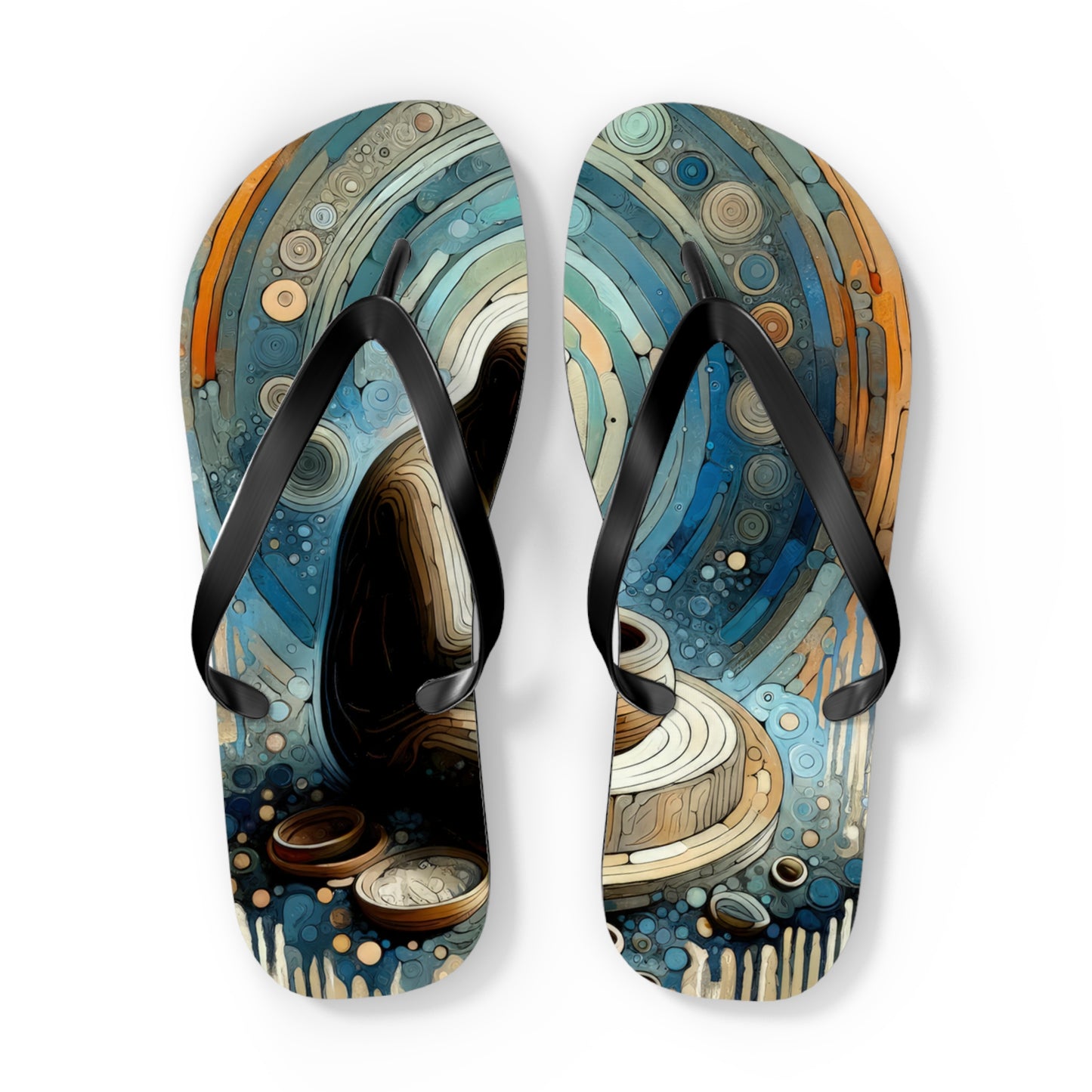 Crafting Semantic Pottery Flip Flops