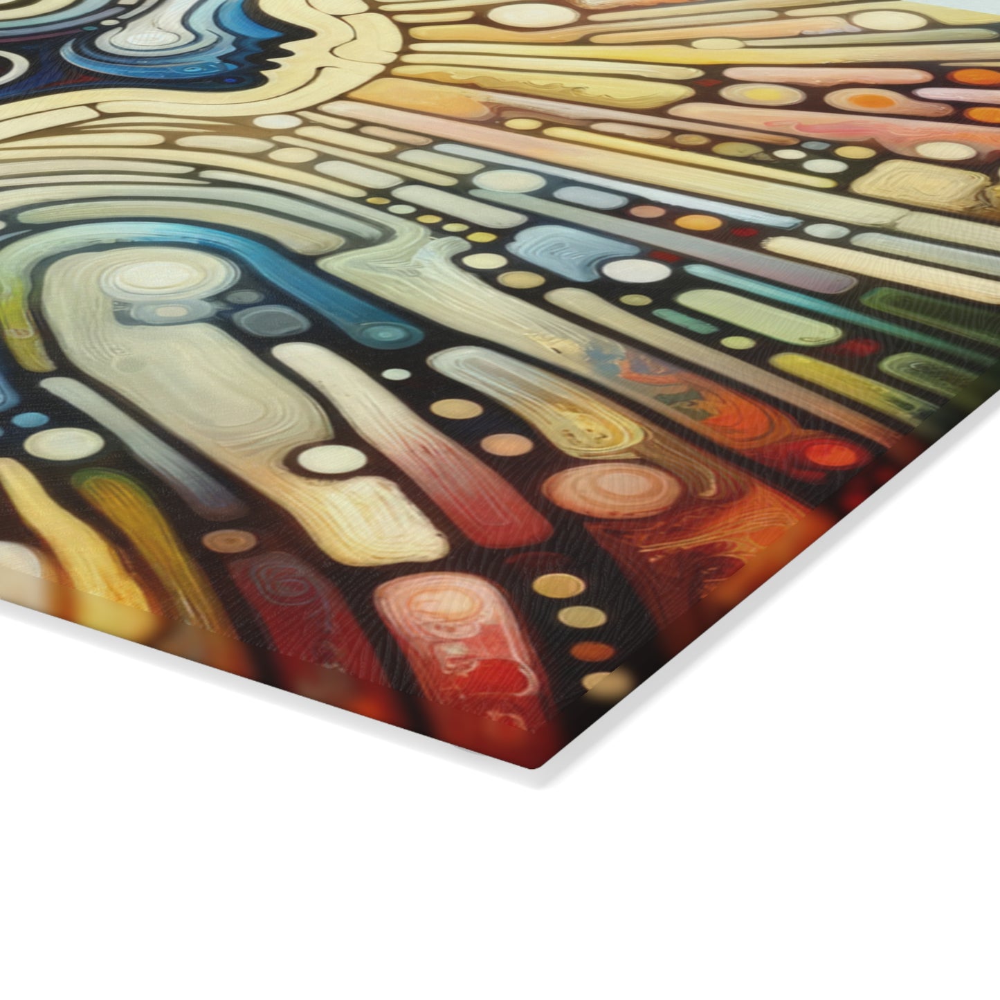 Inner Mosaic Kindness Glass Cutting Board