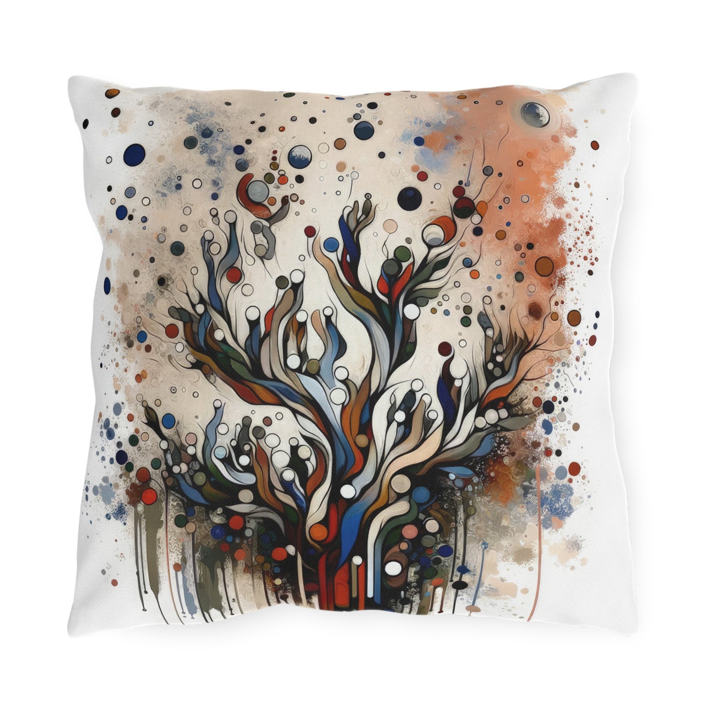 Intentional Unity Splashes Outdoor Pillows