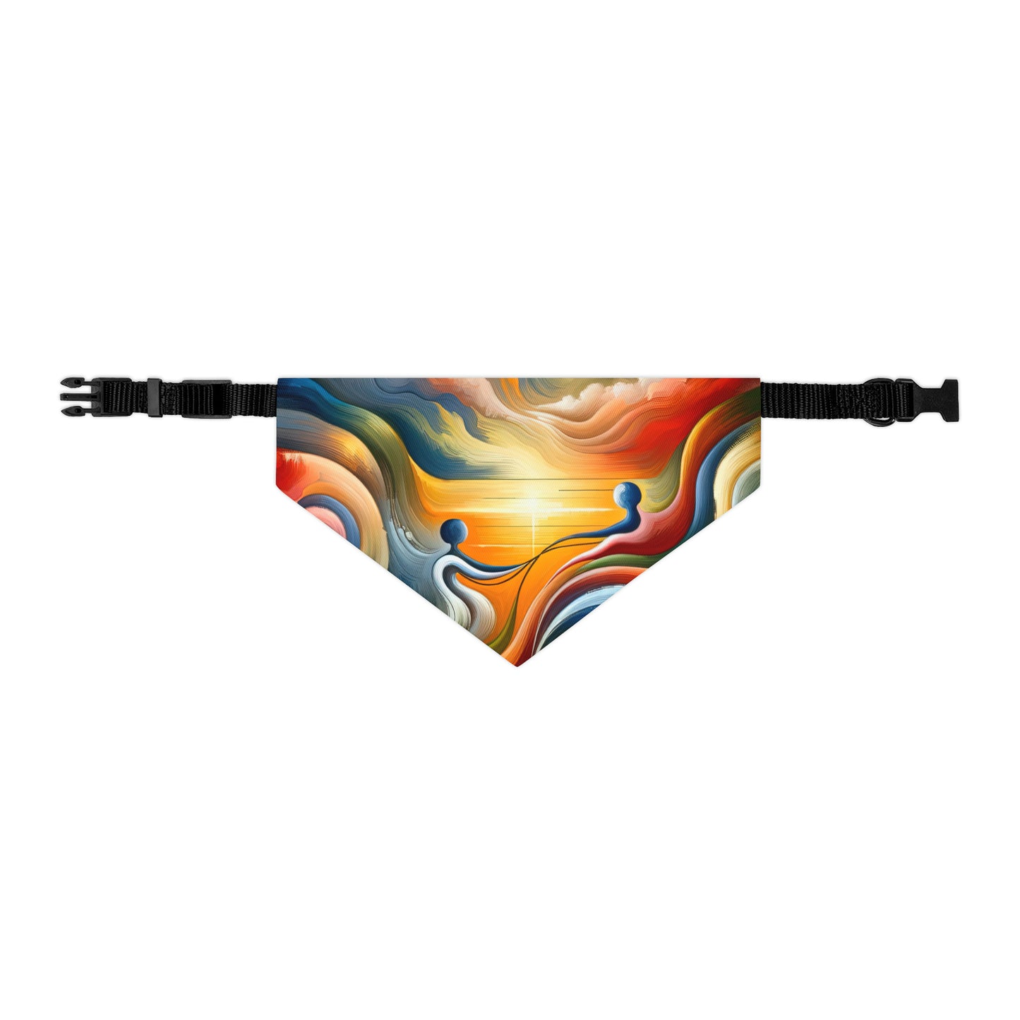 Empathetic Lifeline Abstract Pet Bandana Collar