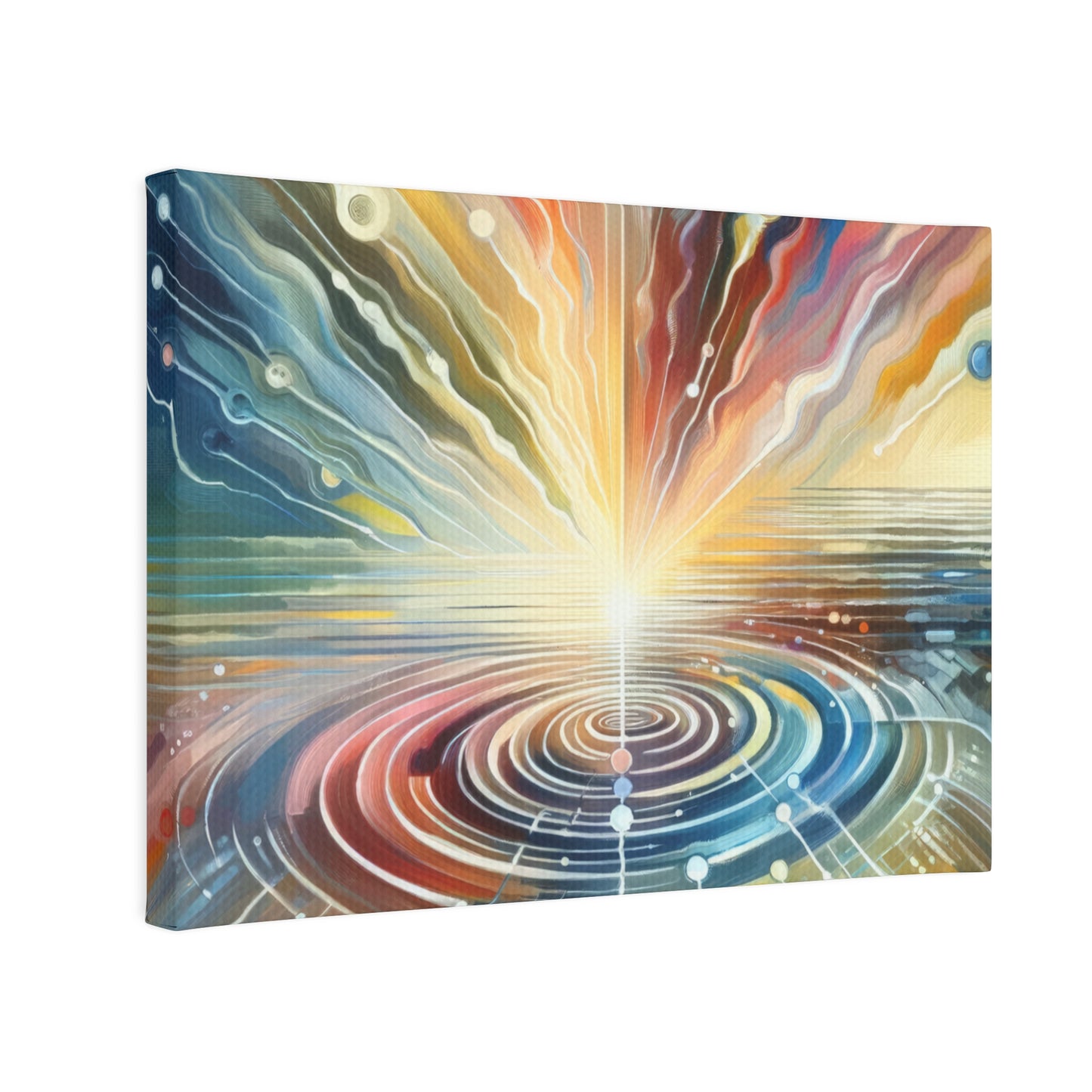 Rippling Community Dynamics Canvas Photo Tile