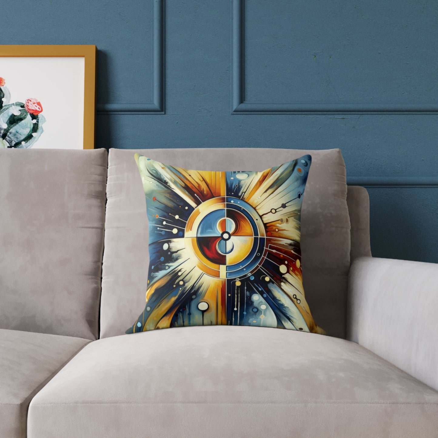 Compassionate Ethical Guidance Spun Polyester Pillow