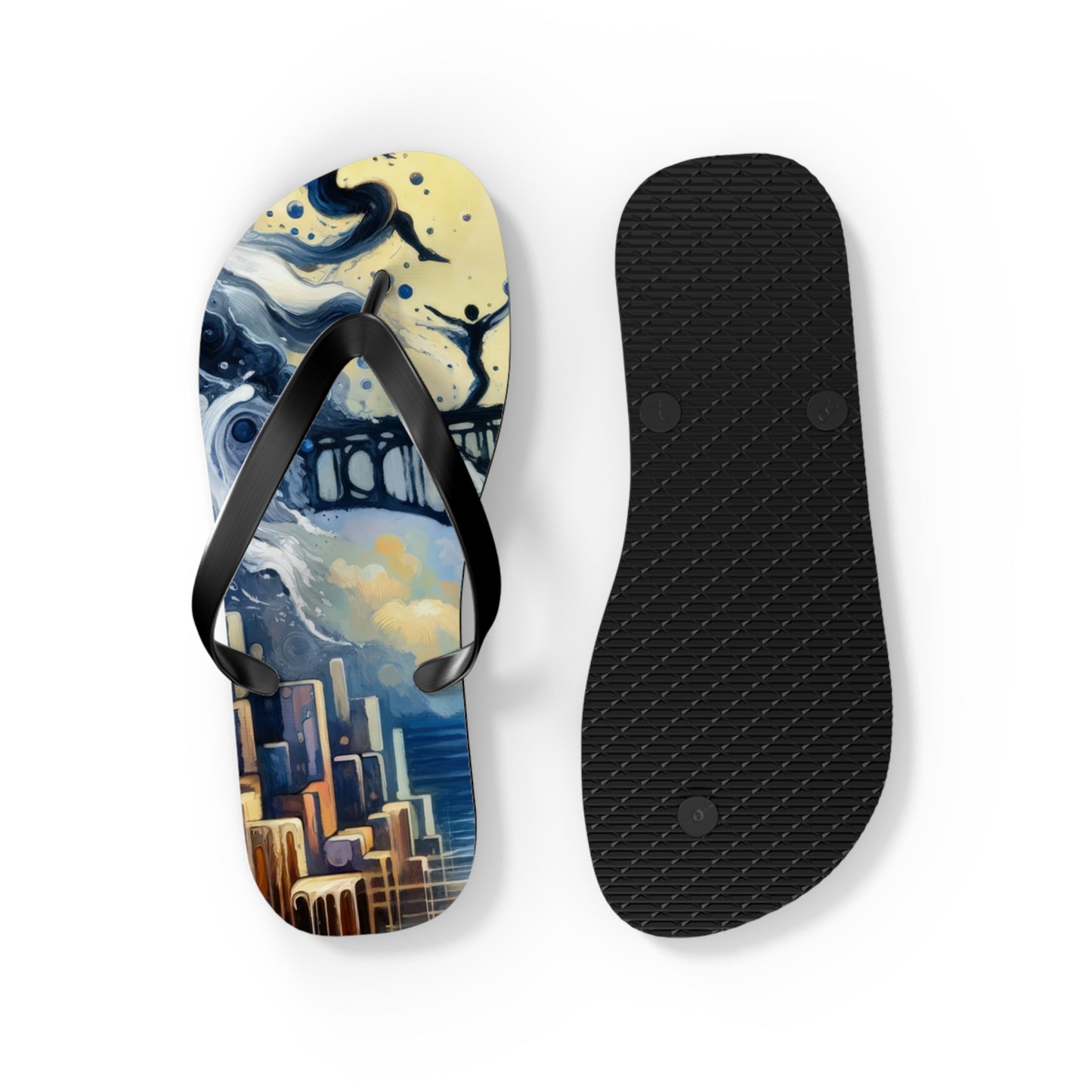 Faithful Diving Bridges Flip Flops
