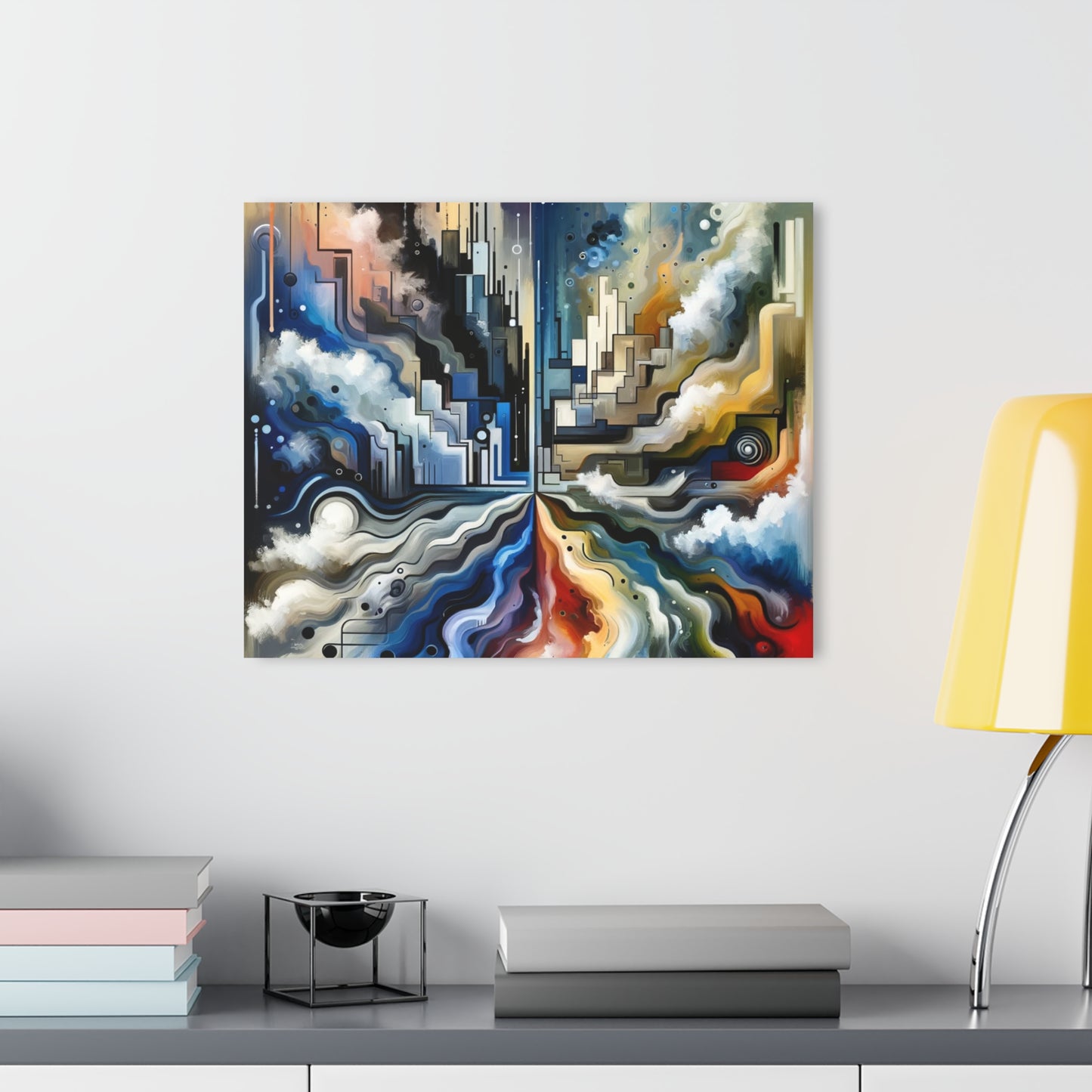 Digital Divide Navigation Acrylic Prints (French Cleat Hanging)