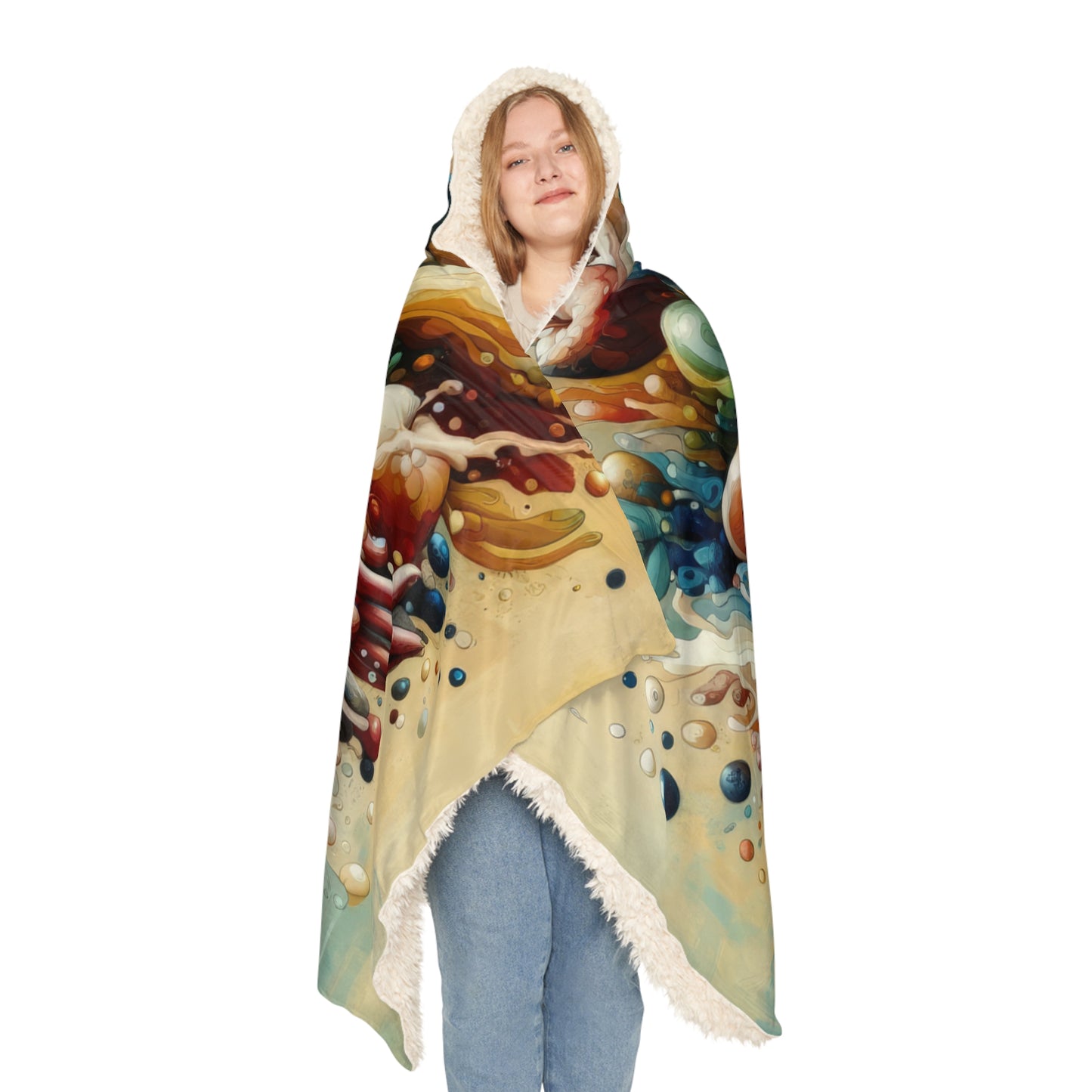 Nourishing Tachism Symphony Snuggle Blanket