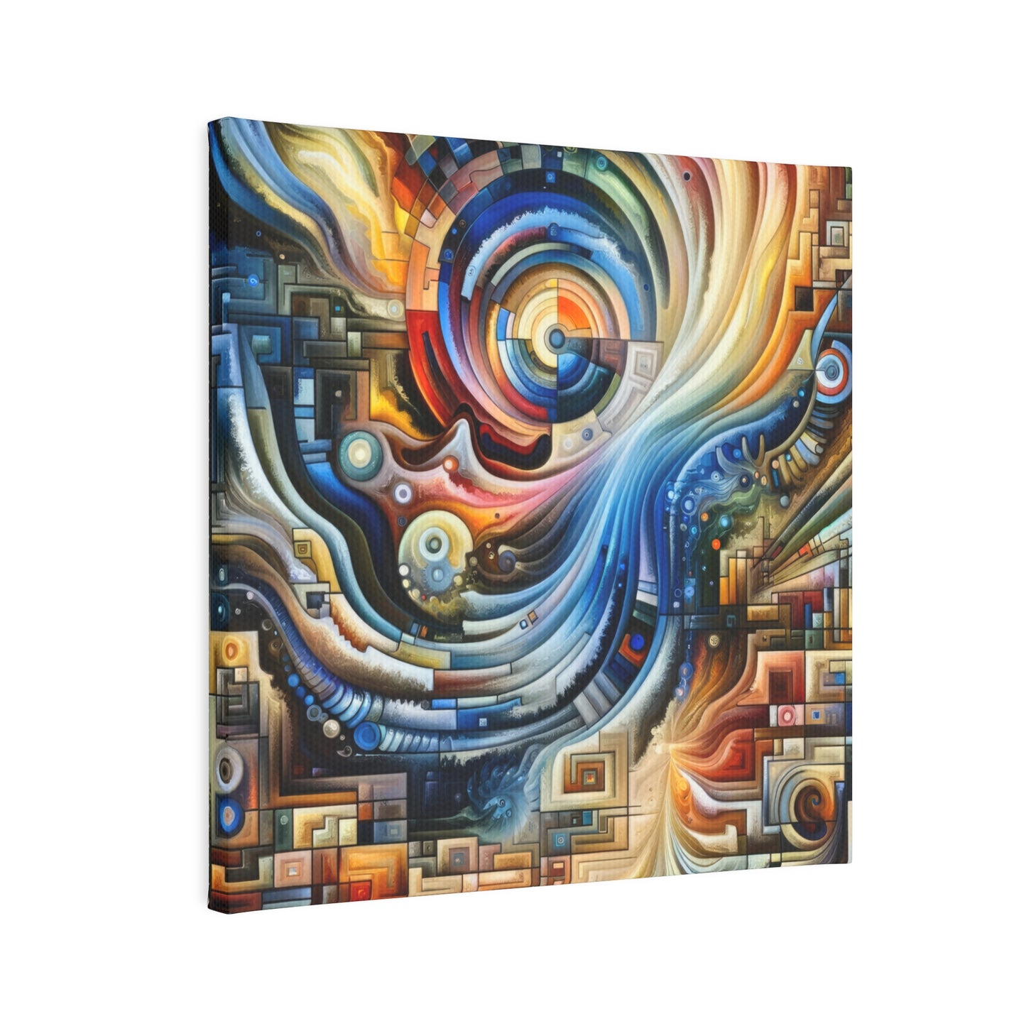 Awakening Spiral Empowerment Canvas Photo Tile