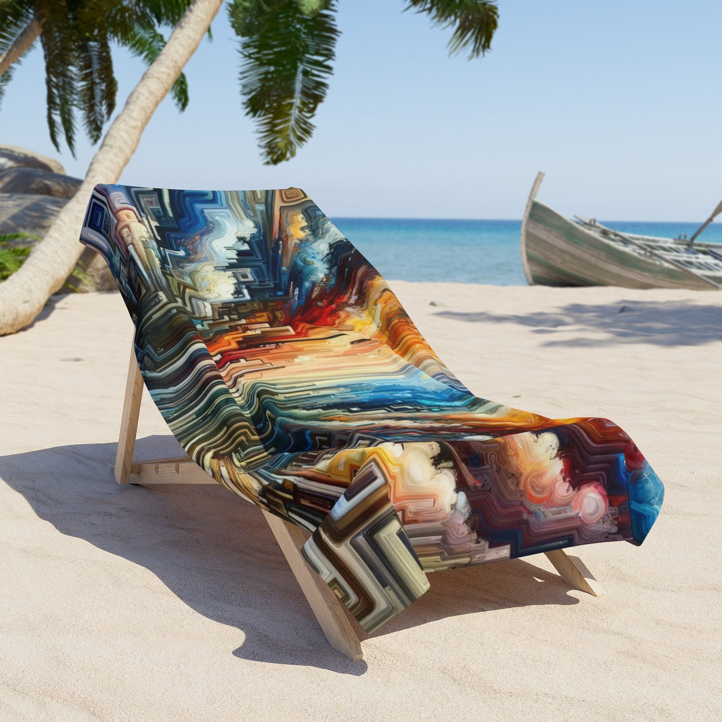 Transformative Tapestry Ascent Beach Towel