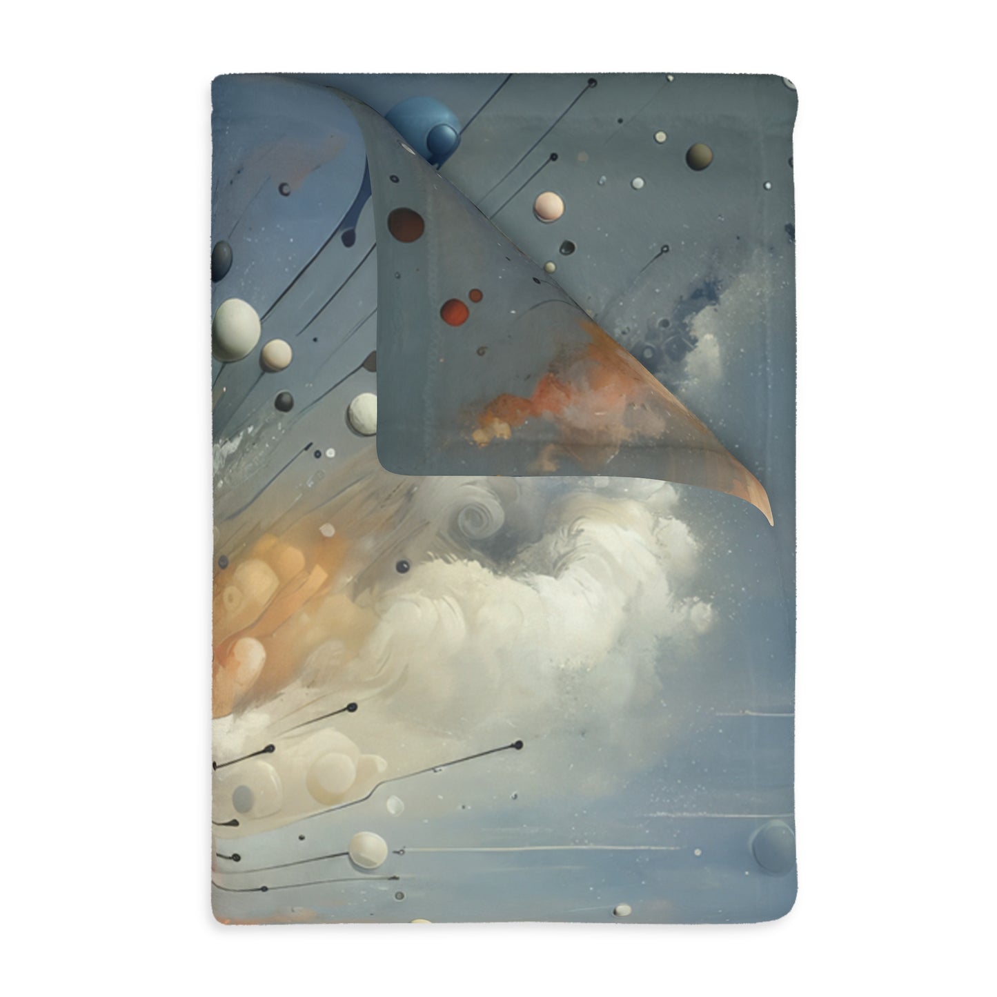 Impactful Deeds Ripple Velveteen Microfiber Blanket (Two-sided print)