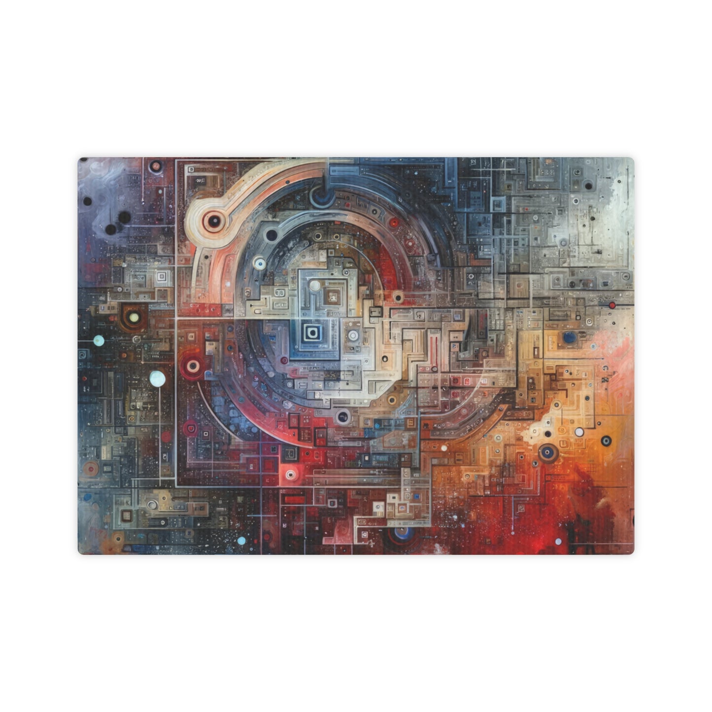 Awareness Algorithm Tachism Canvas Photo Tile