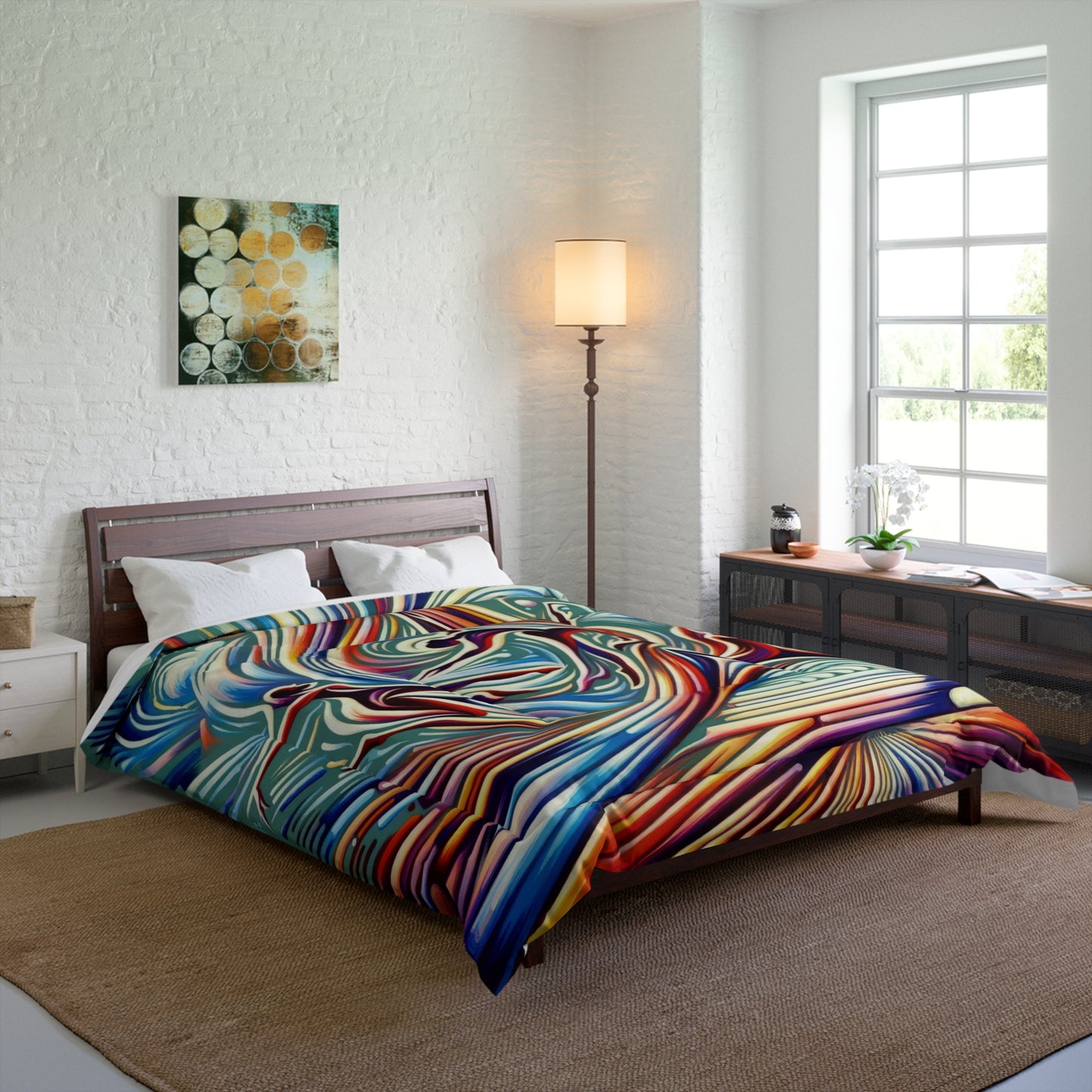 Choreographic Mindful Tachism Comforter