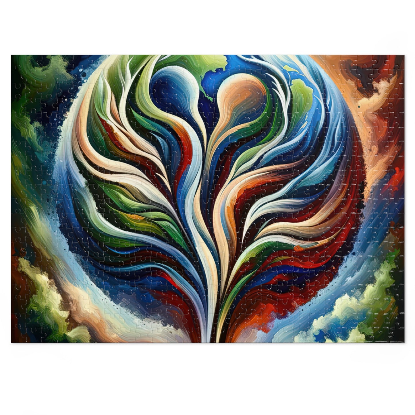 Interconnected Earth Advocates Jigsaw Puzzle (30, 110, 252, 500,1000-Piece)