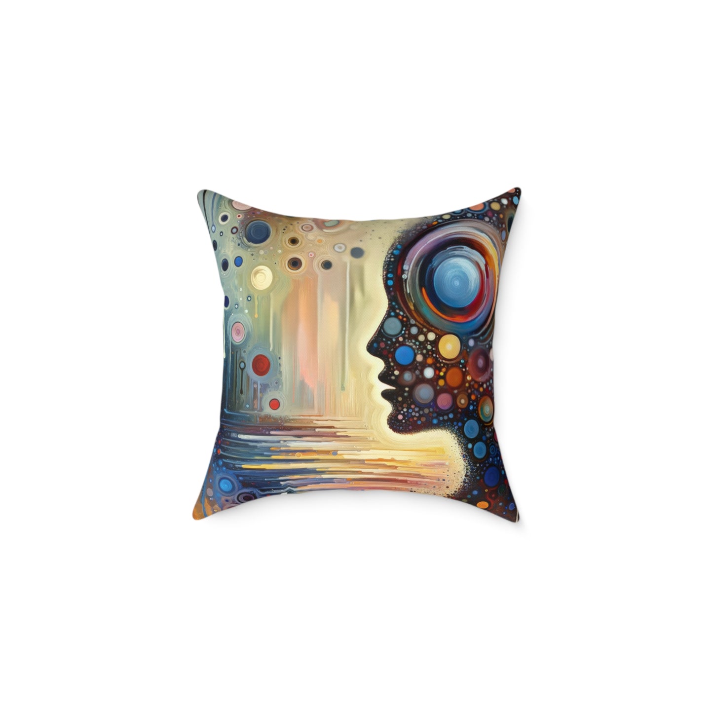 Echoed Intrinsic Universality Spun Polyester Pillow