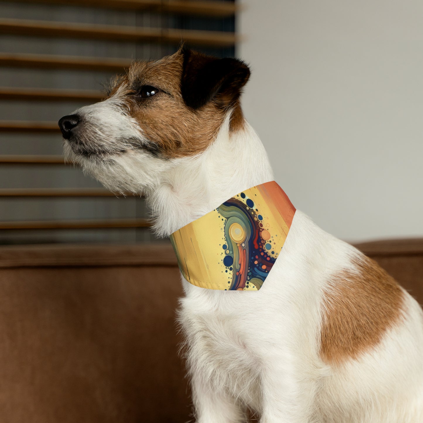 Patience Essence Tachism Pet Bandana Collar
