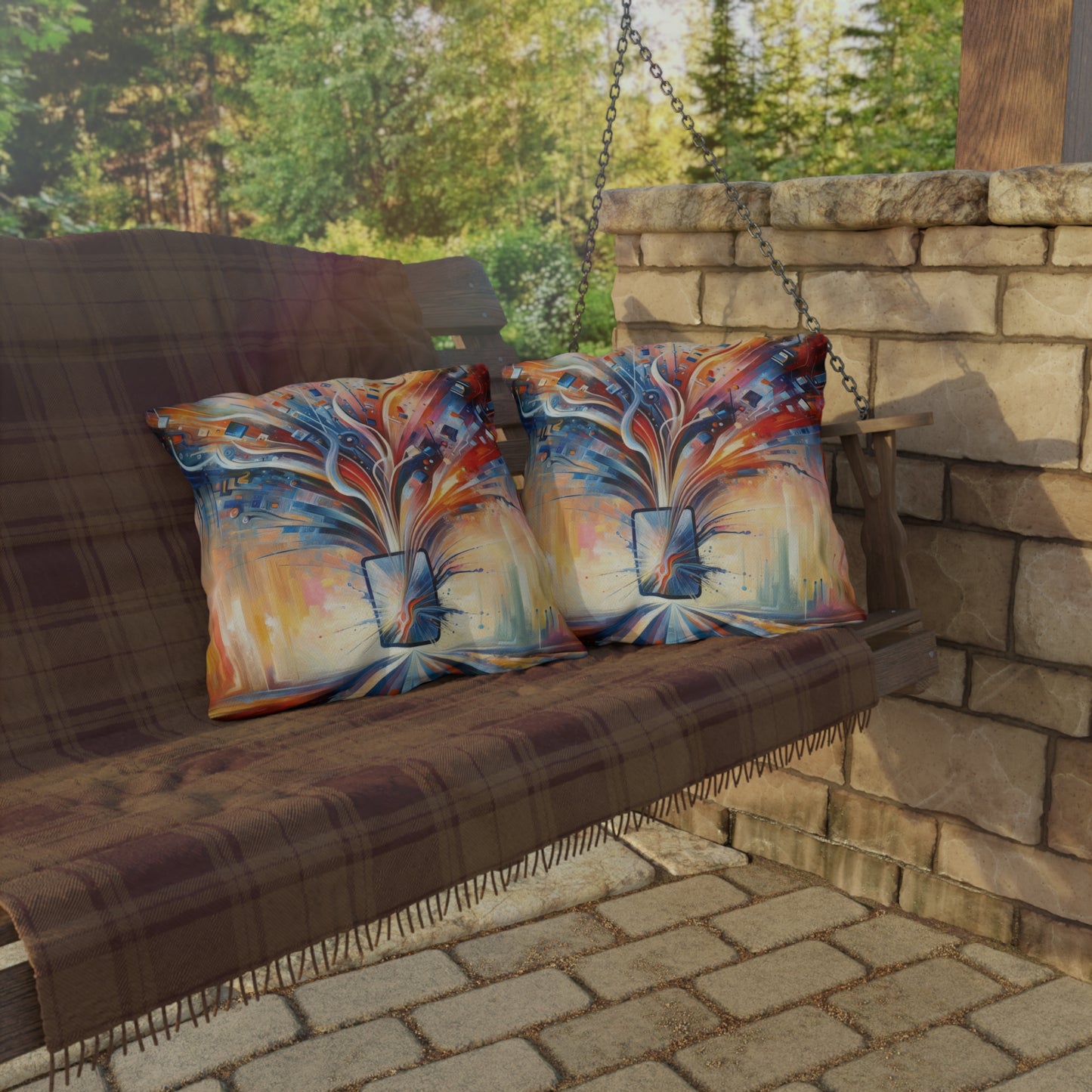 Empowerment Through Technology Outdoor Pillows
