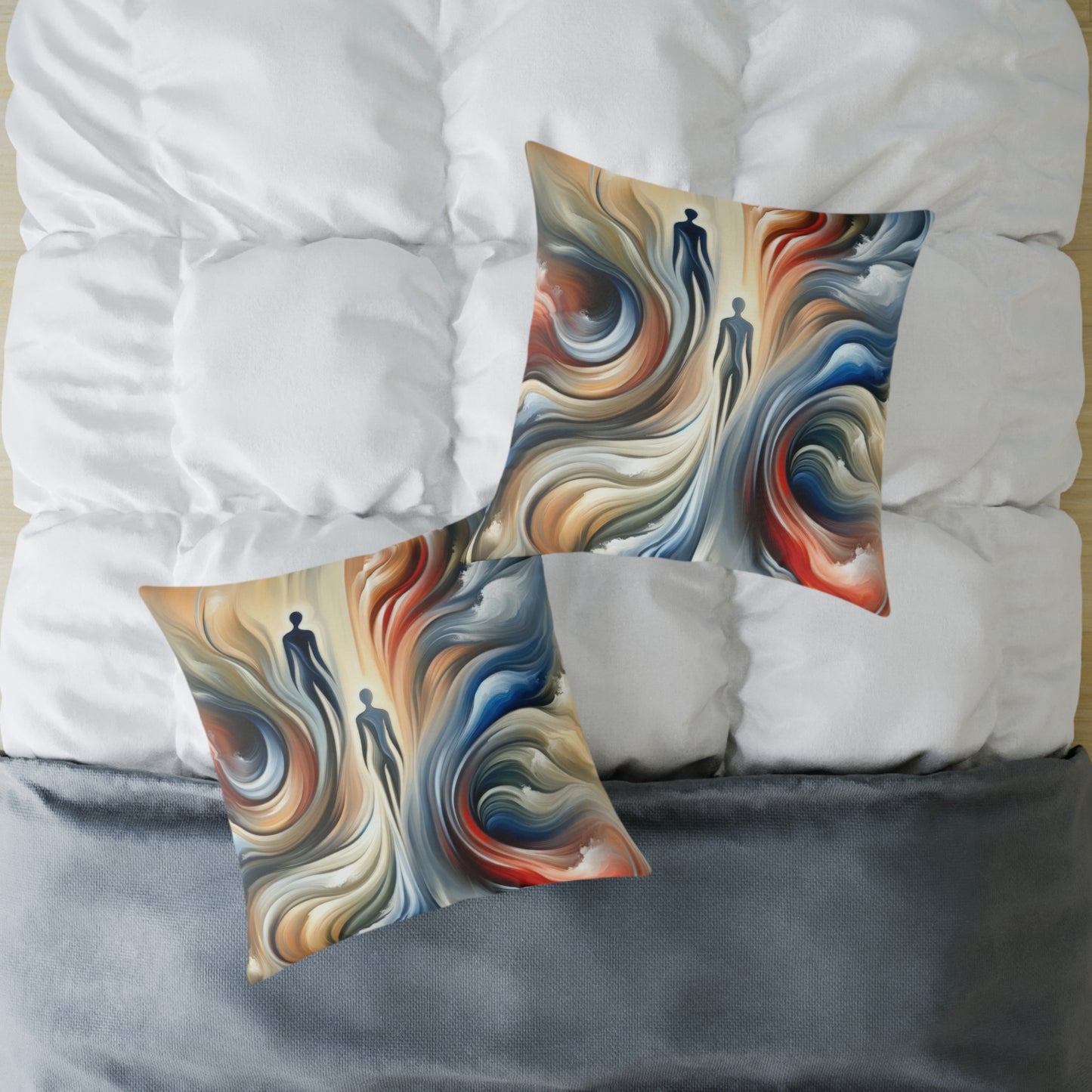 Silent Journey Recognition Spun Polyester Pillow