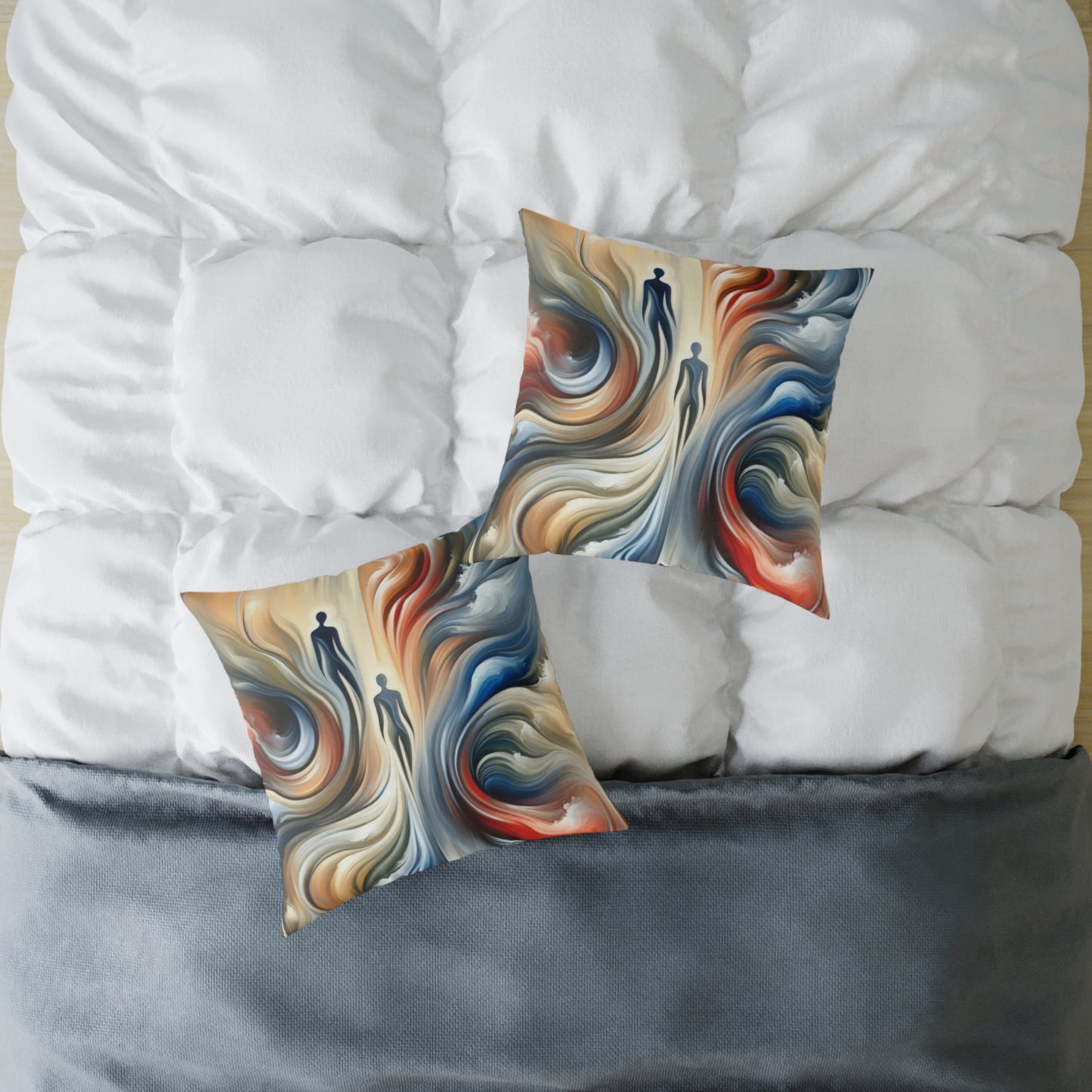 Silent Journey Recognition Spun Polyester Pillow