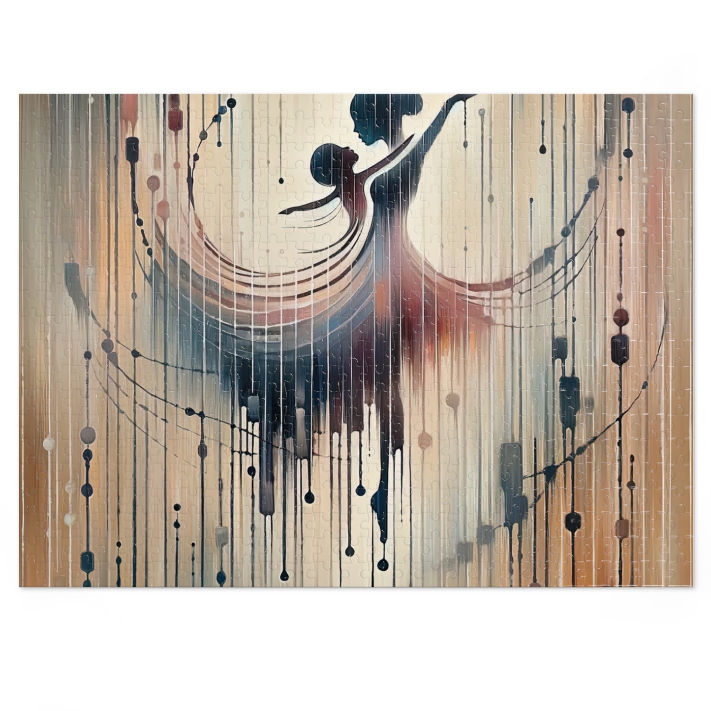 Rhythmic Heart Dance Jigsaw Puzzle (30, 110, 252, 500,1000-Piece)