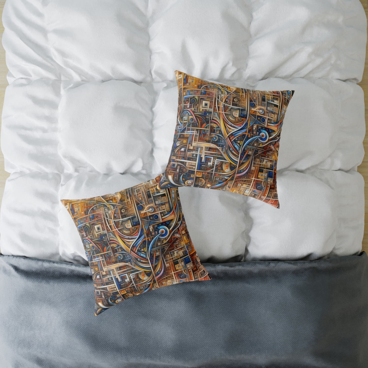 Intricate Life Tapestry Spun Polyester Pillow