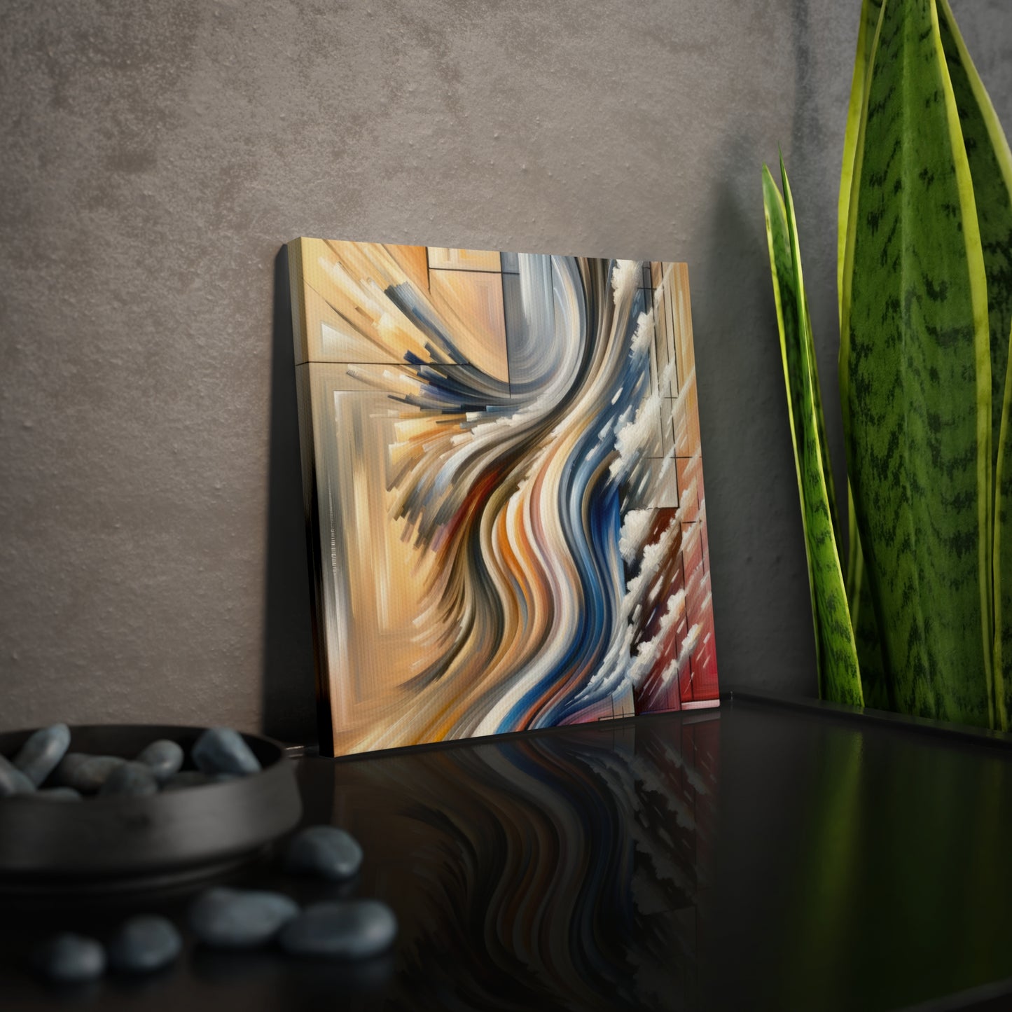 Model Dynamic Transition Canvas Photo Tile