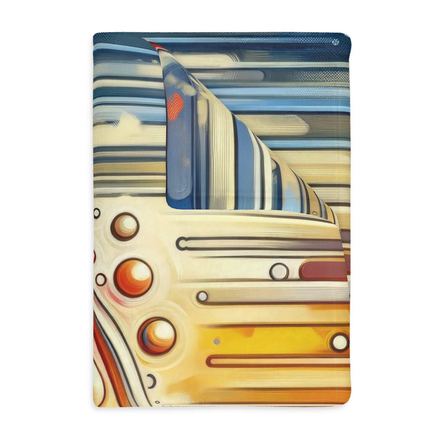Humorous Dialogue Gateway Velveteen Microfiber Blanket (Two-sided print)