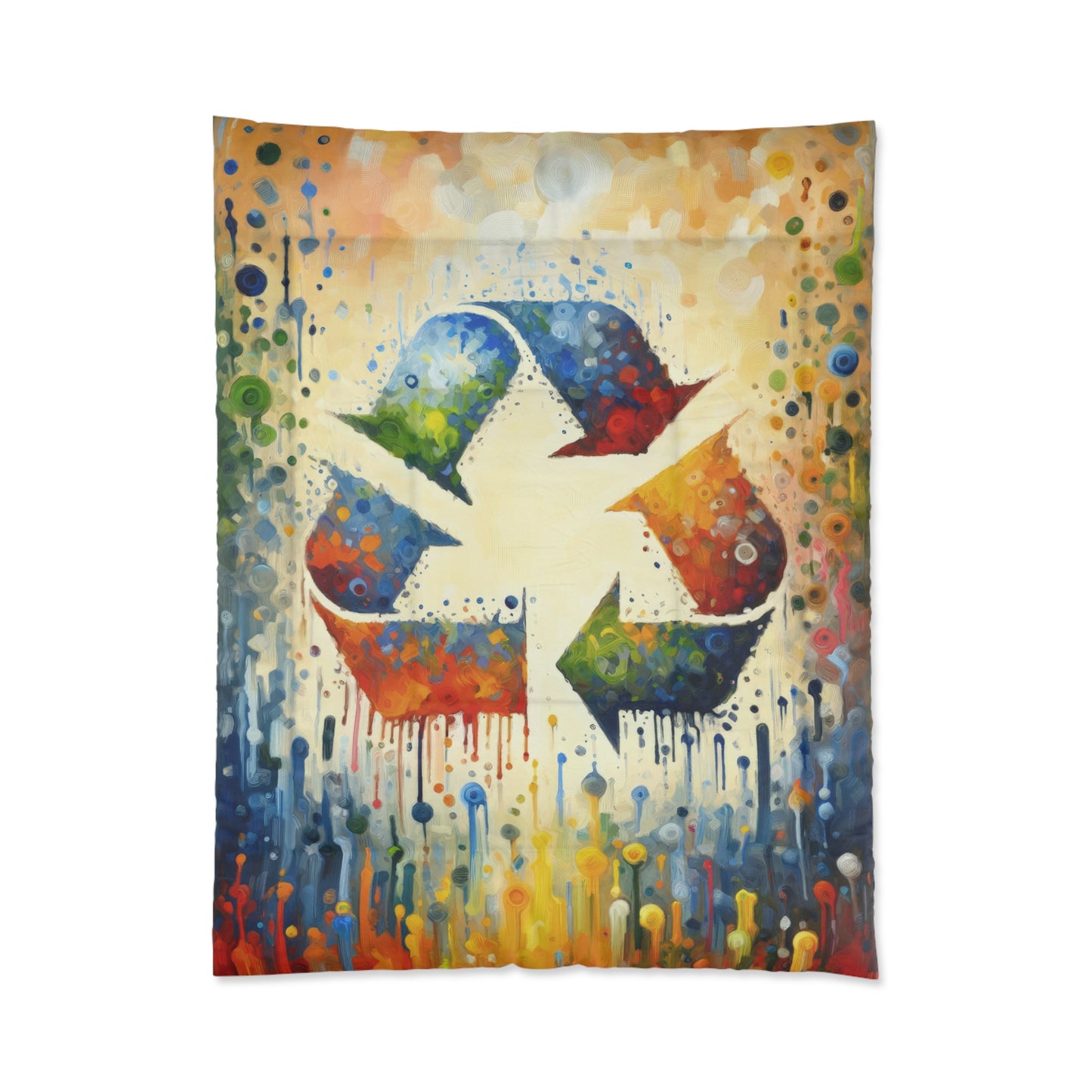 Sustainable Transformation Tachism Comforter