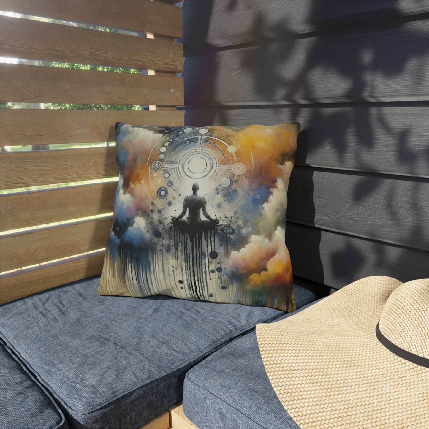 Mindful Transformation Profundity Outdoor Pillows