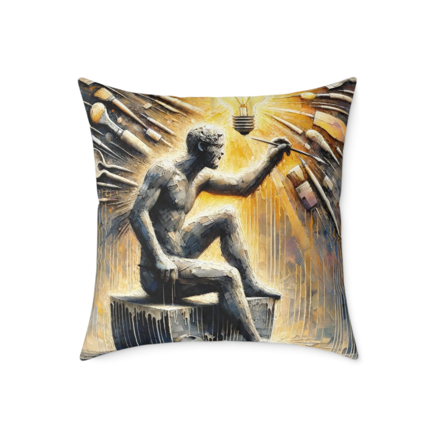 Idea Sculptor Genesis Spun Polyester Pillow