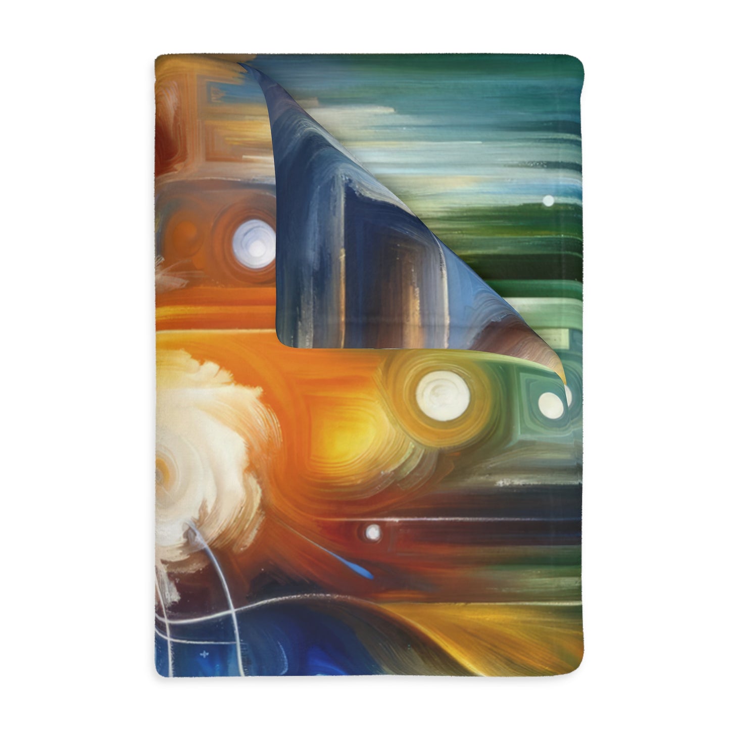 Mindful Megabyte Convergence Velveteen Microfiber Blanket (Two-sided print)