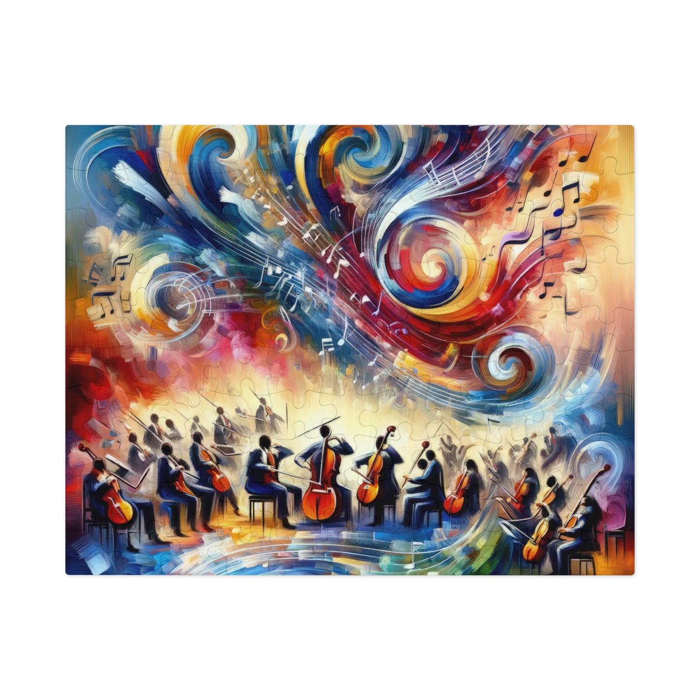 Vibrant Maestro Symphony Jigsaw Puzzle (30, 110, 252, 500,1000-Piece)