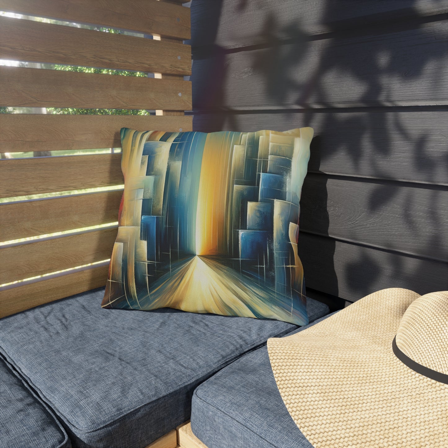 Echoes Dissolving Light Outdoor Pillows