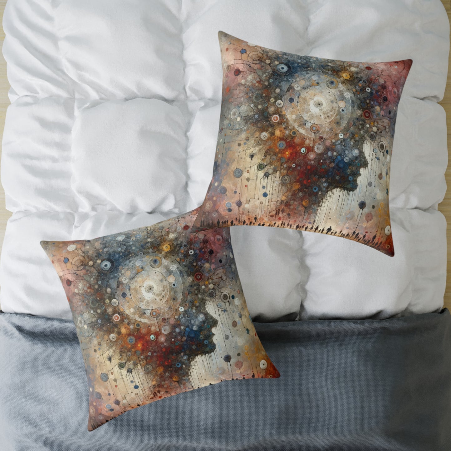 Shared Existence Solace Spun Polyester Pillow