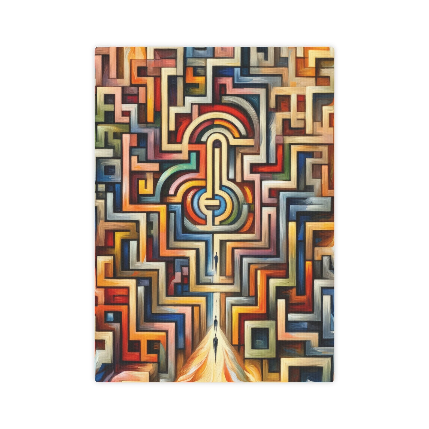 Labyrinthine Love Choices Canvas Photo Tile