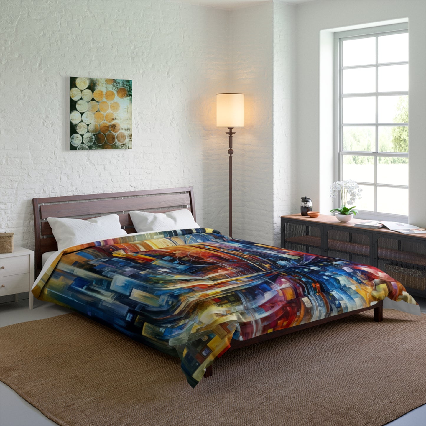 Symphonic Glass Resonance Comforter