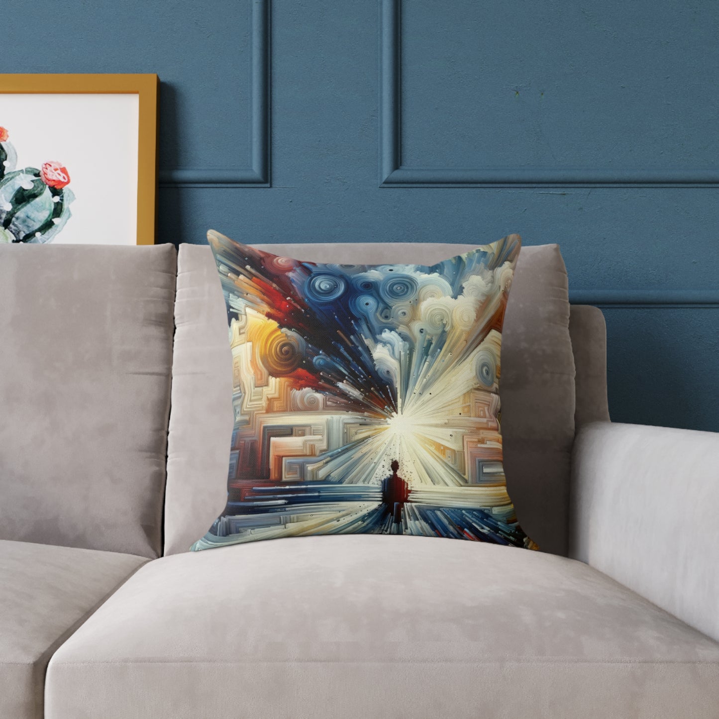 Memory Labyrinth Focus Spun Polyester Pillow
