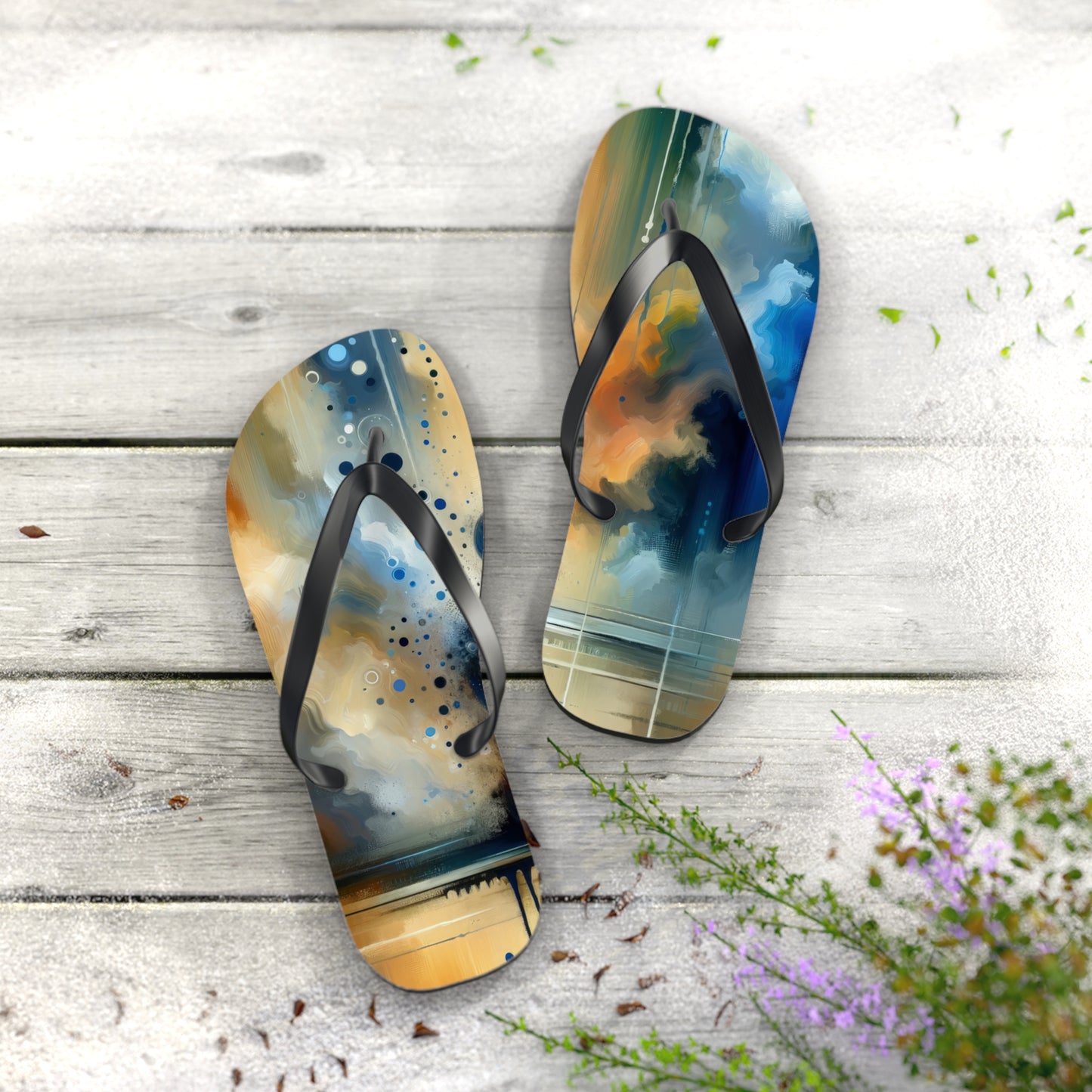 Resonance Abstract Healing Flip Flops