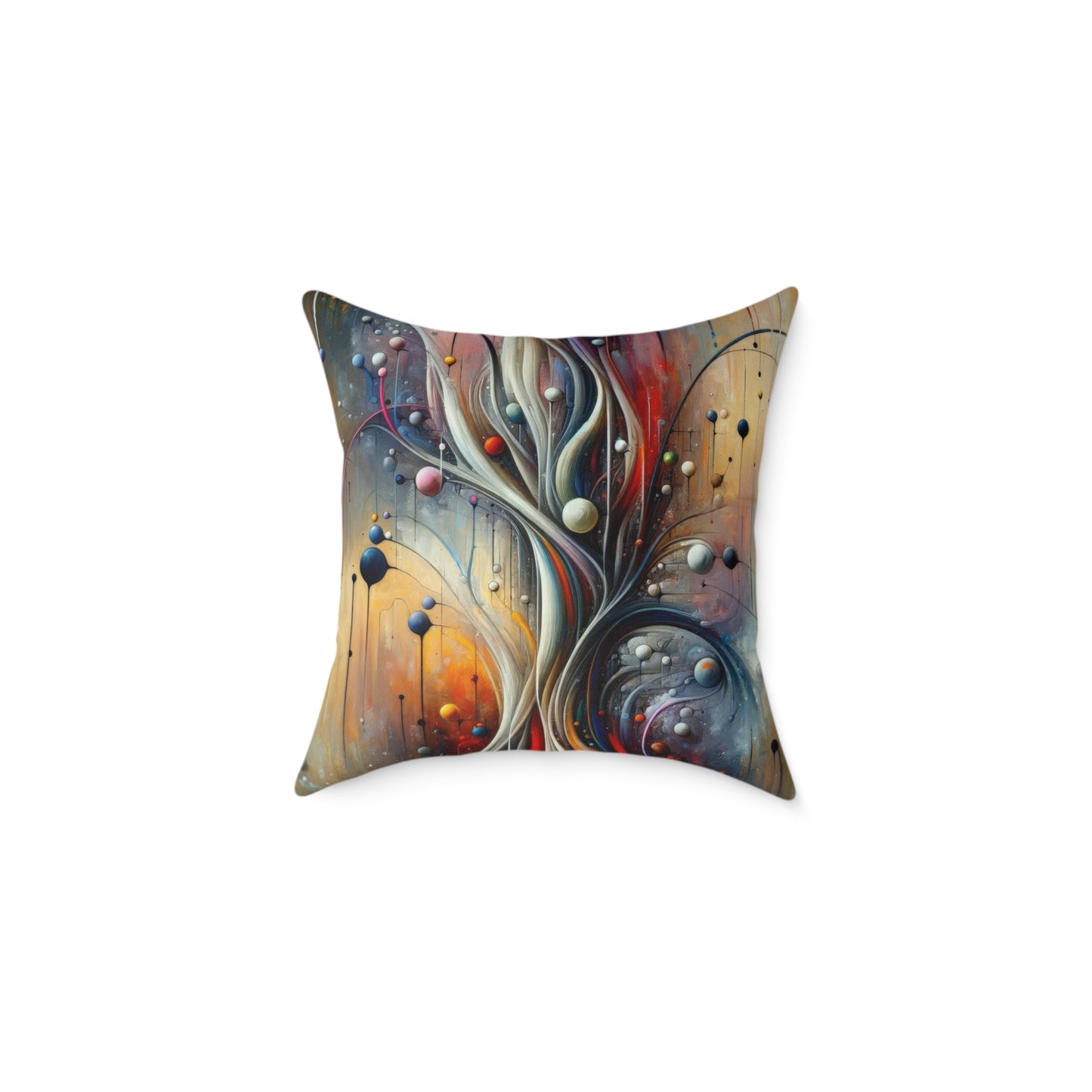 Invisible Threads Influence Spun Polyester Pillow