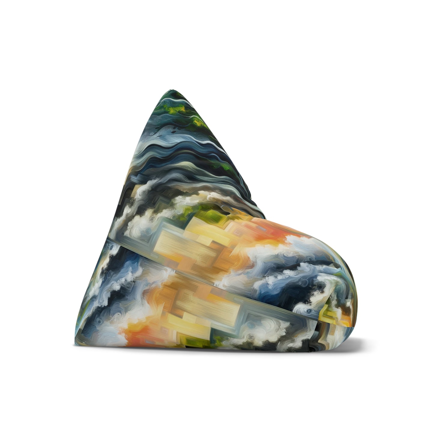 Eternal Digital Contrast Bean Bag Chair Cover