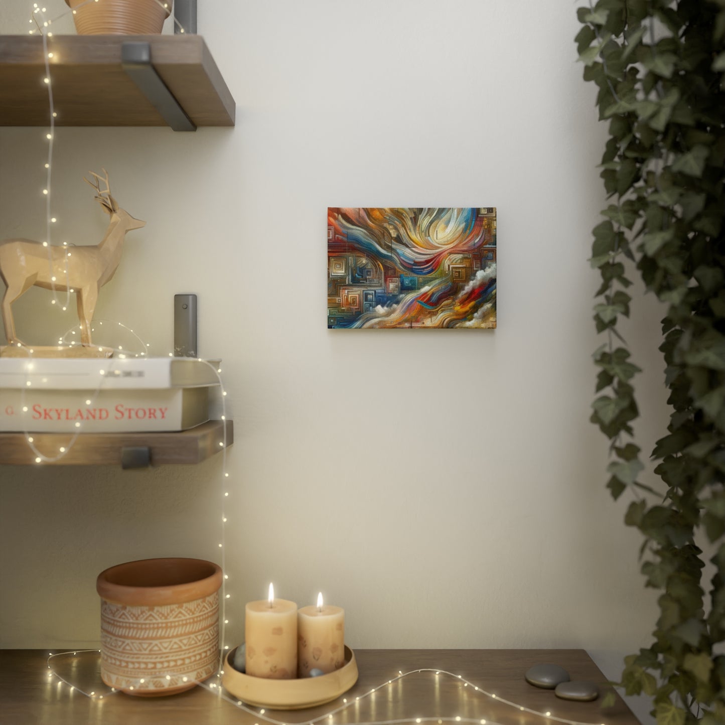 Woven Progress Tapestry Canvas Photo Tile