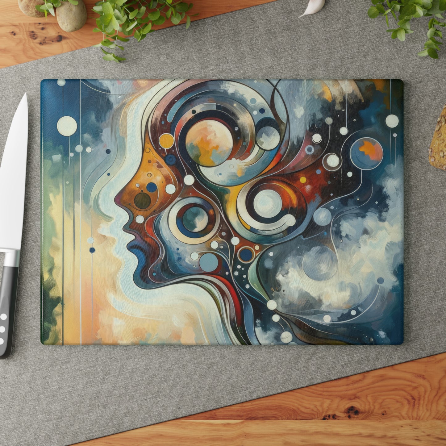 Marvel Uniting Dialogue Glass Cutting Board