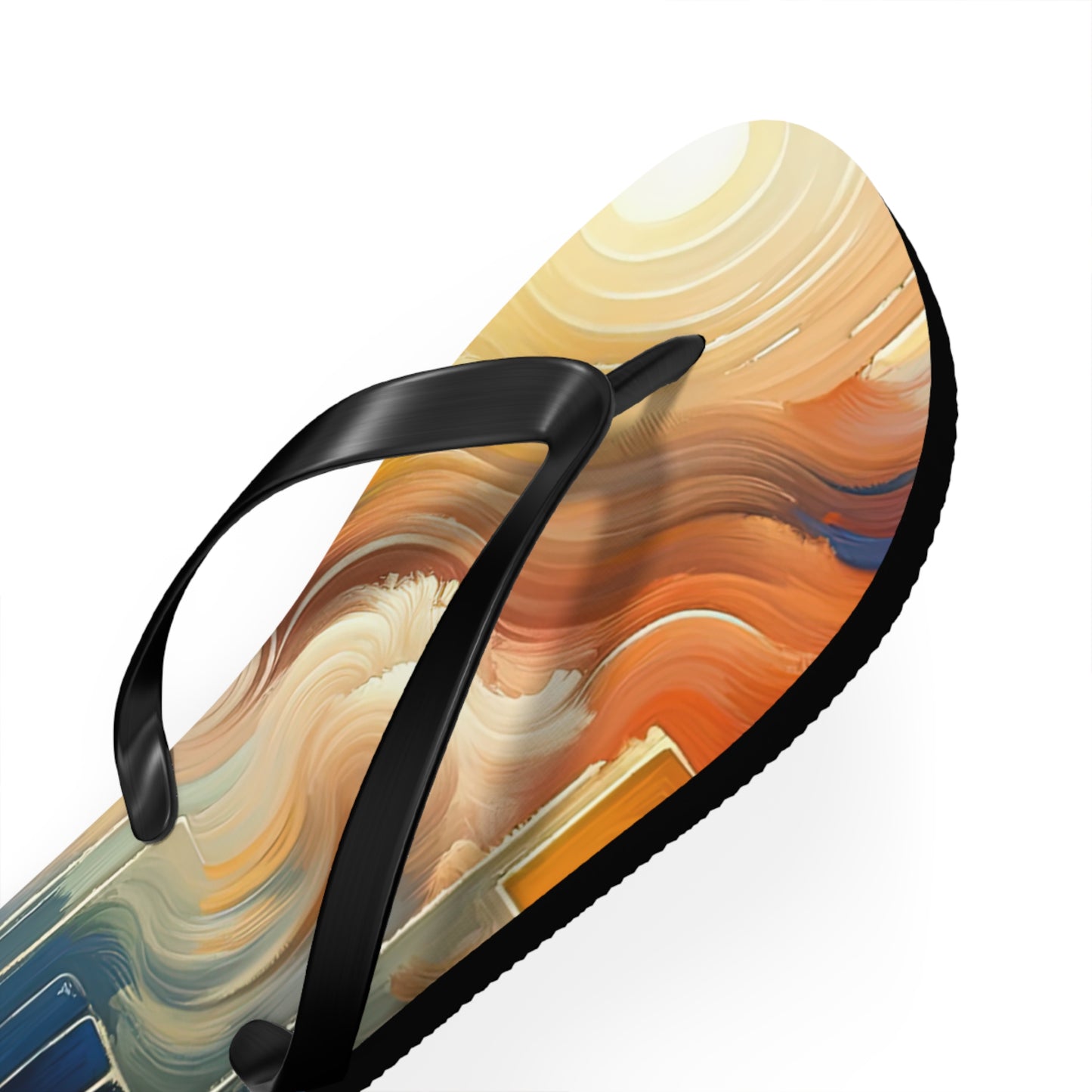 Spiritual Tranquil Sanctuary Flip Flops